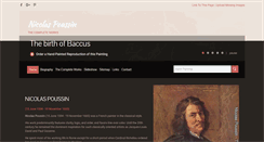 Desktop Screenshot of nicolaspoussin.org